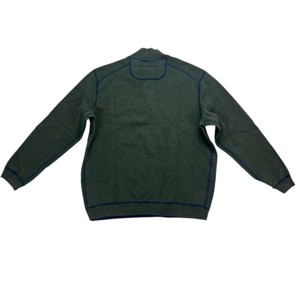 Tommy Bahama Reversible Blue/Green Pullover Size L - Picture 3 of 11